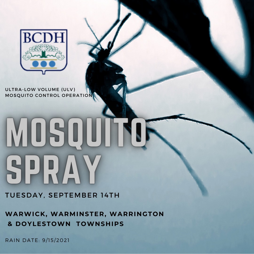 BCHD Spraying for Mosquitos Warwick Township, Bucks County